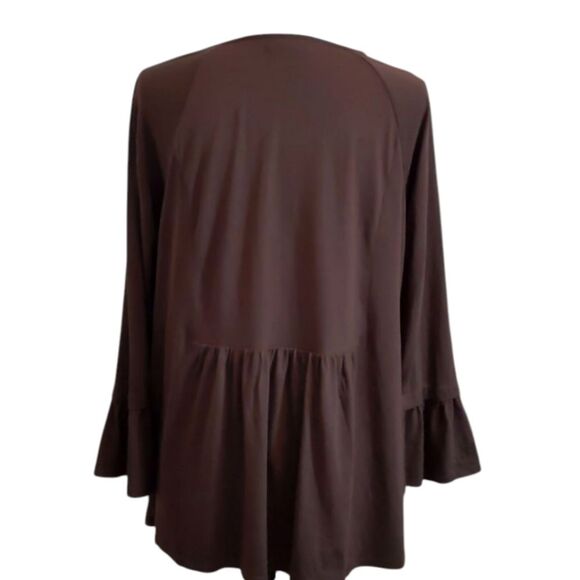 J.JILL Boho  Baby Doll Knit Long Sleeve Top  Size M - Picture 4 of 10